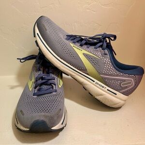Brooks Ghost 14 Women’s Athletic Shoes - Purple and Green